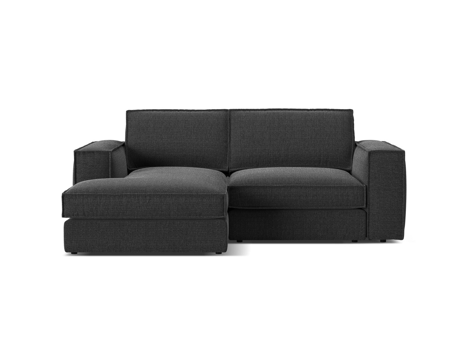 2-Sitzer Ecksofa links modular Pola in Black-Babel präsentiert im Onlineshop von KAQTU Design AG. Ecksofa links ist von Micadoni