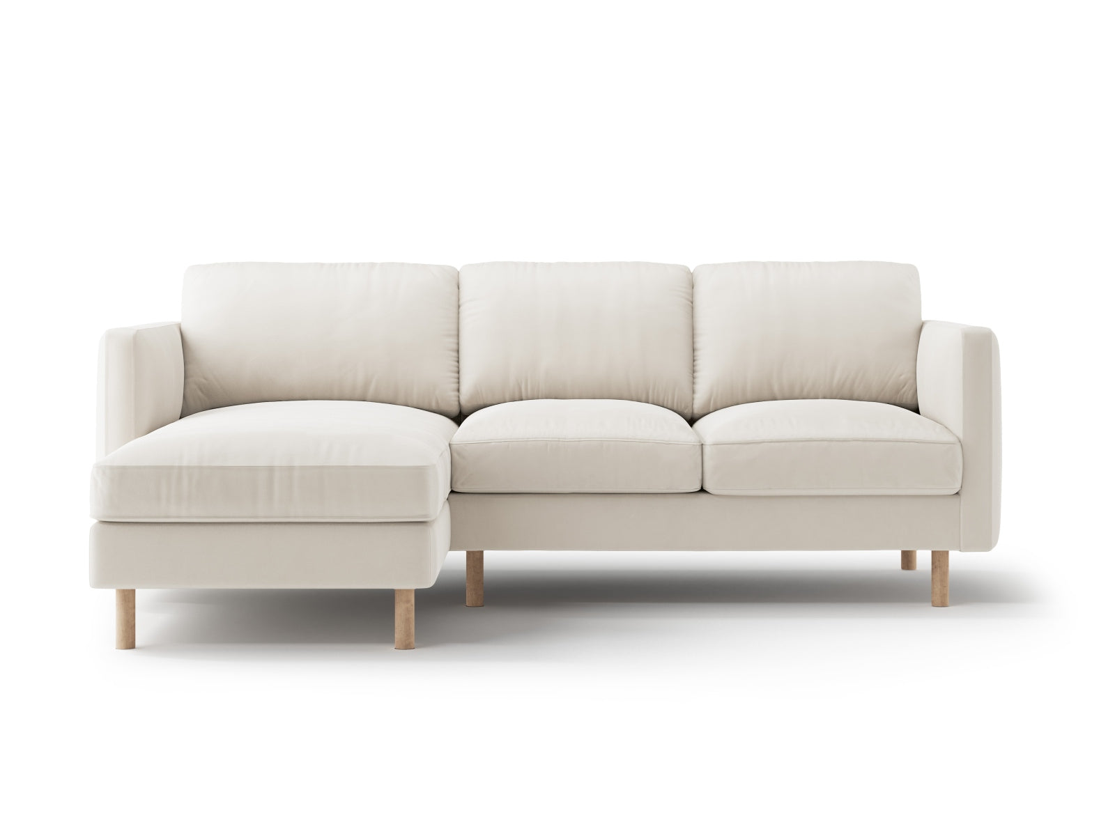 Luxuriöses L-Sofa Eden Velour links von Micadoni, perfekt für entspannte Stunden und modernes Wohndesign.