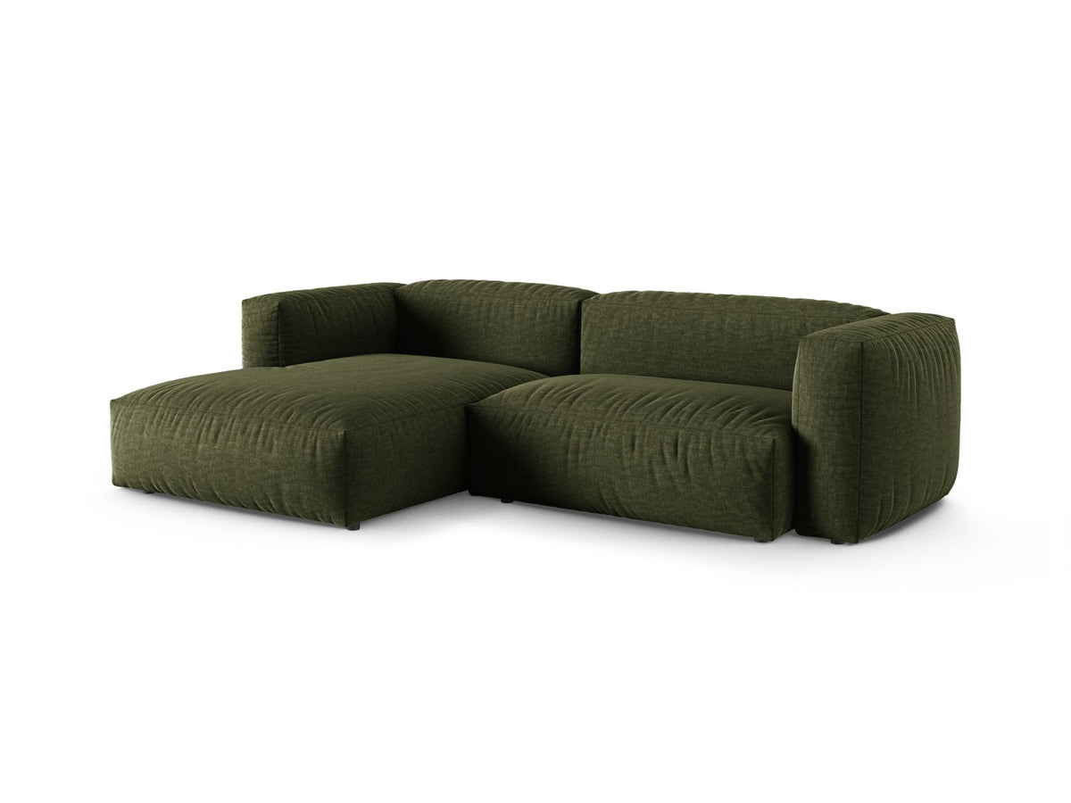 2-Sitzer Ecksofa links modular XL Martina in Green-Boston präsentiert im Onlineshop von KAQTU Design AG. Ecksofa links ist von Micadoni