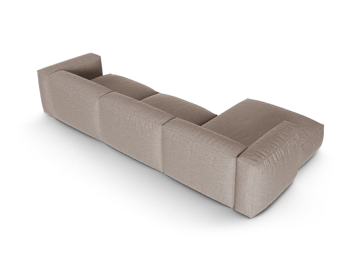 3-Sitzer Ecksofa links modular XL Martina in Dark Beige-Boston präsentiert im Onlineshop von KAQTU Design AG. Ecksofa links ist von Micadoni
