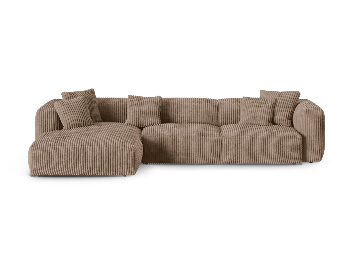3-Sitzer Ecksofa links modular XL Martina in Acorn-Tilia präsentiert im Onlineshop von KAQTU Design AG. Ecksofa links ist von Micadoni