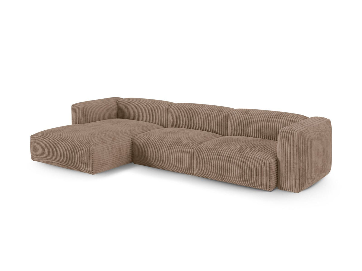 3-Sitzer Ecksofa links modular XL Martina in Acorn-Tilia präsentiert im Onlineshop von KAQTU Design AG. Ecksofa links ist von Micadoni