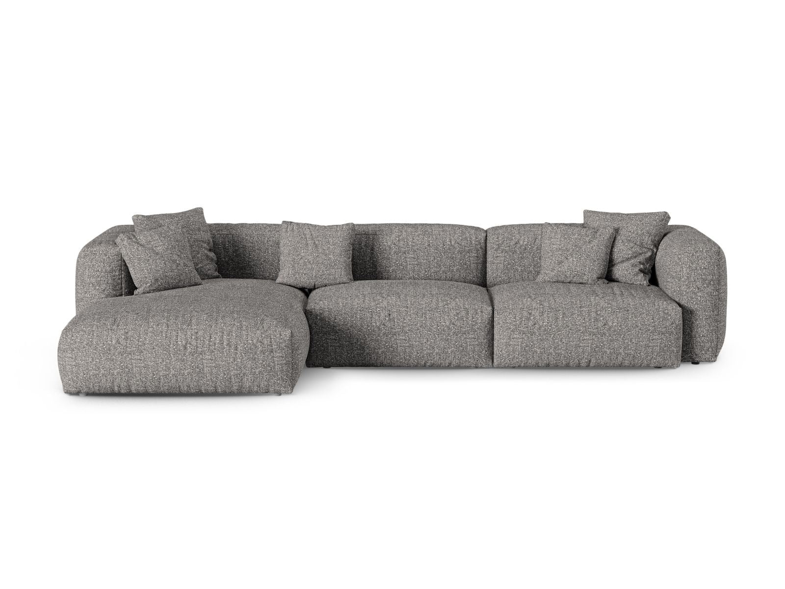 3-Sitzer Modular Ecksofa links XL Martina in Graphite-Monet präsentiert im Onlineshop von KAQTU Design AG. Ecksofa links ist von Micadoni