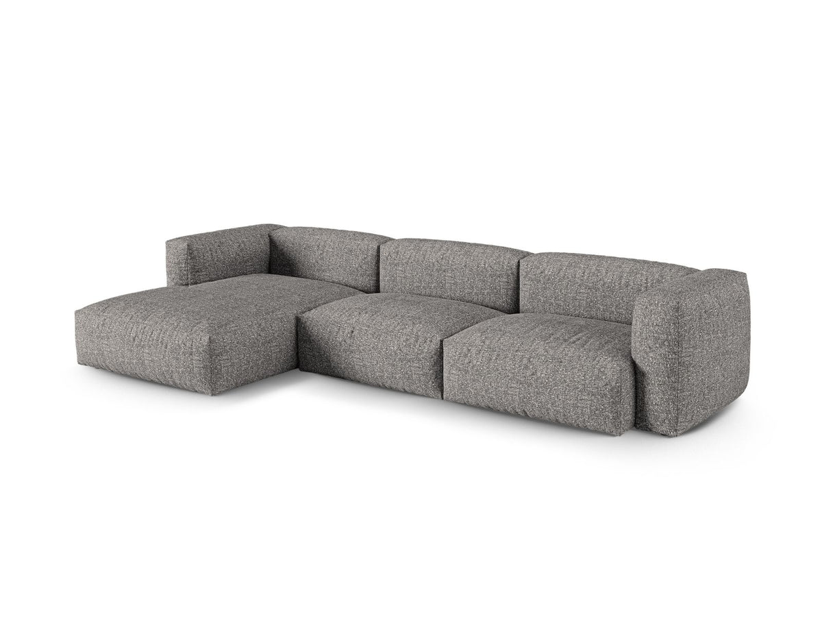 3-Sitzer Modular Ecksofa links XL Martina in Graphite-Monet präsentiert im Onlineshop von KAQTU Design AG. Ecksofa links ist von Micadoni