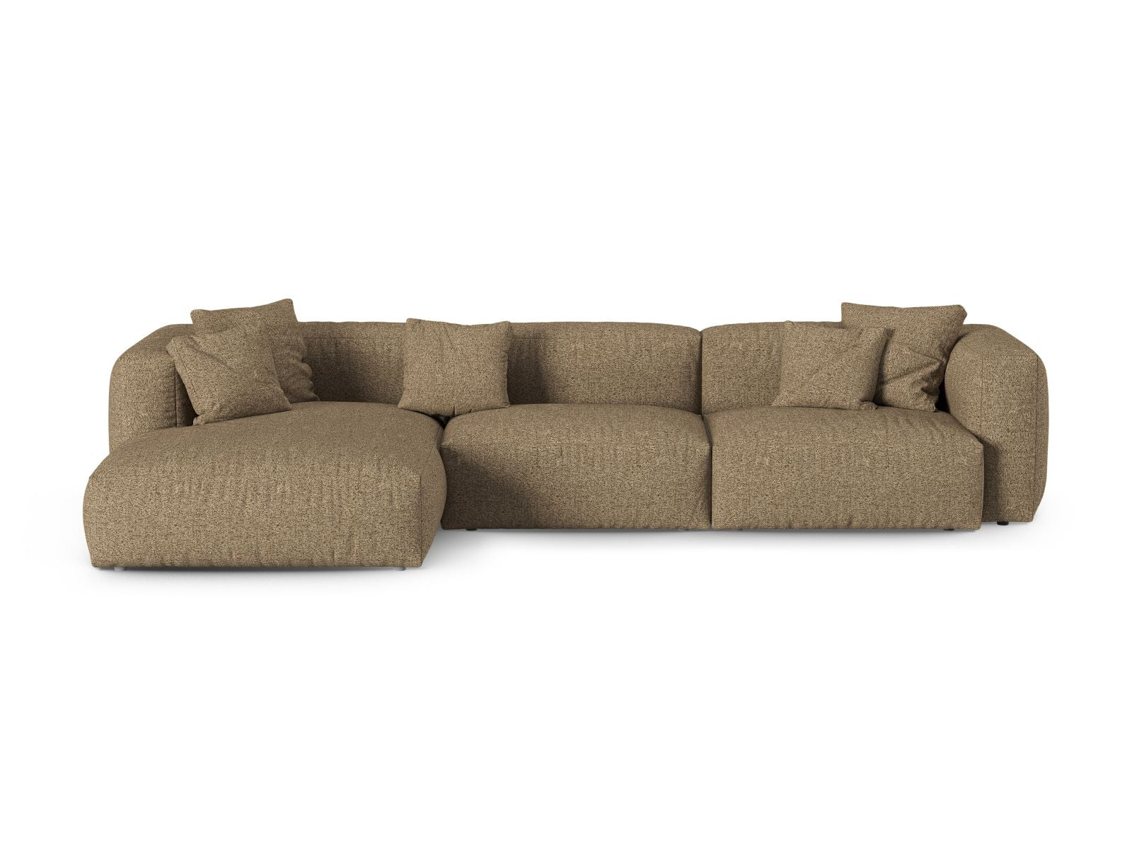 3-Sitzer Modular Ecksofa links XL Martina in Cappuccino-Monet präsentiert im Onlineshop von KAQTU Design AG. Ecksofa links ist von Micadoni