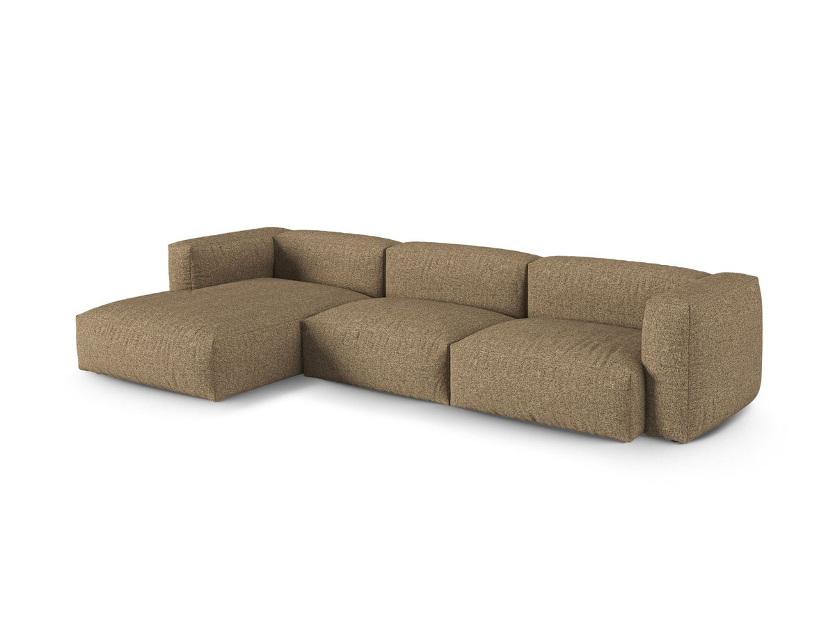 3-Sitzer Modular Ecksofa links XL Martina in Cappuccino-Monet präsentiert im Onlineshop von KAQTU Design AG. Ecksofa links ist von Micadoni