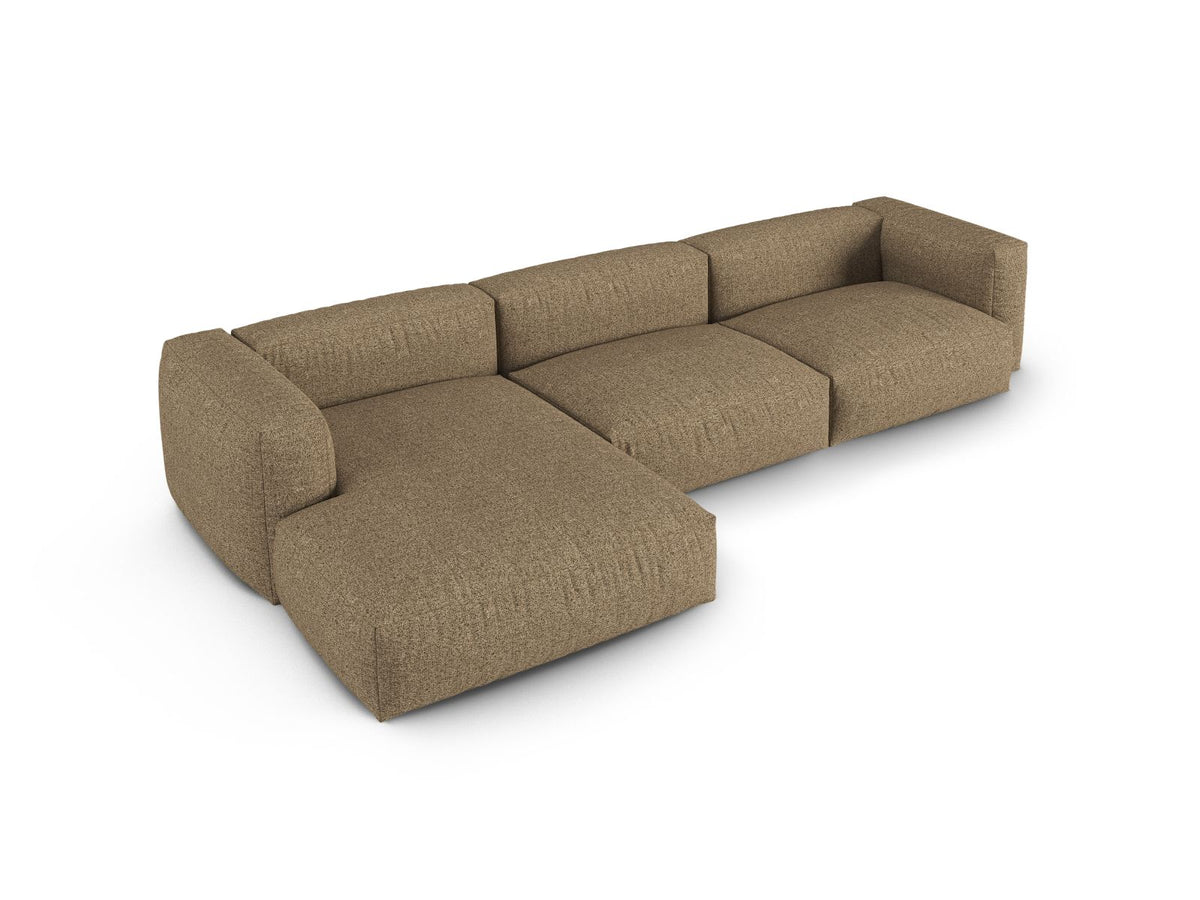 3-Sitzer Modular Ecksofa links XL Martina in Cappuccino-Monet präsentiert im Onlineshop von KAQTU Design AG. Ecksofa links ist von Micadoni