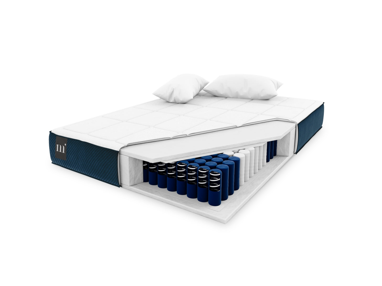 Sidi Pocket Spring Matratze von Micadoni, ideal für individuellen Schlafkomfort und Unterstützung dank fortschrittlicher Taschenfedertechnologie.
