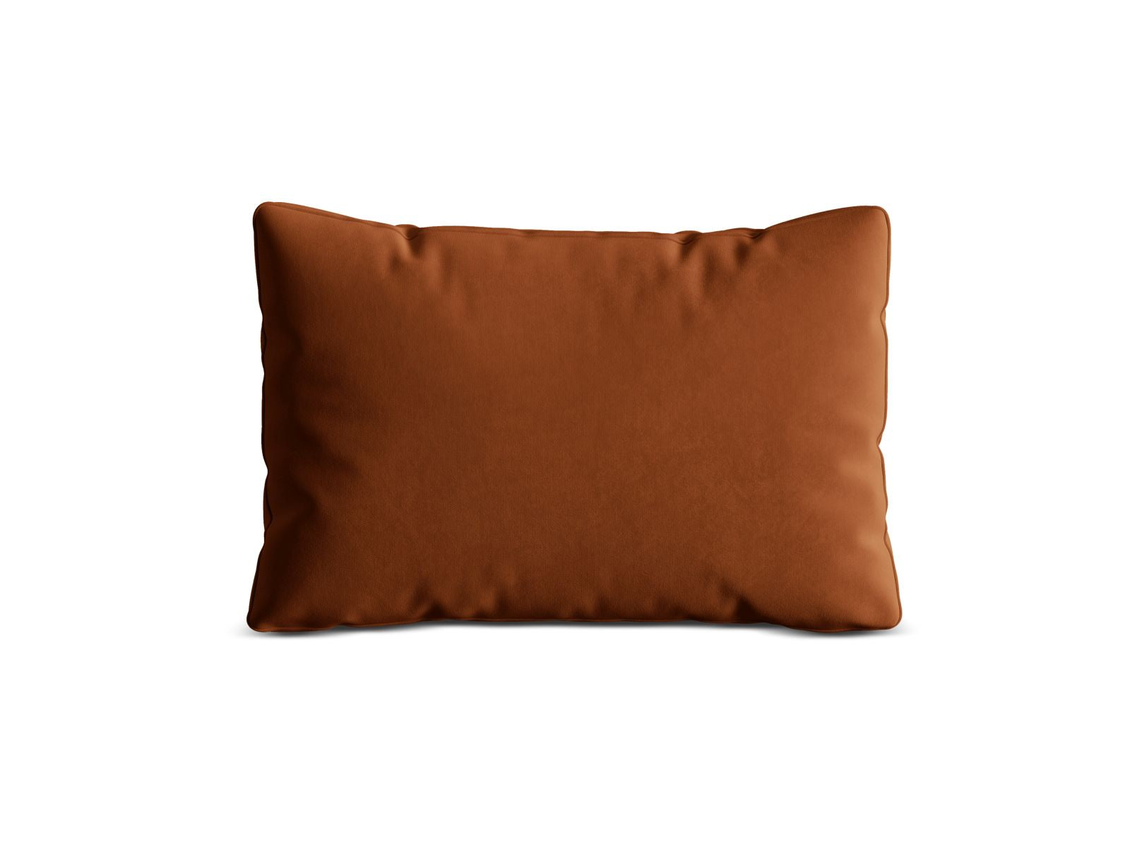 Elegantes Kissen Dreamy in warmem Terracotta, ideal für stilvolle Wohnräume. Hochwertige Verarbeitung von Micadoni.