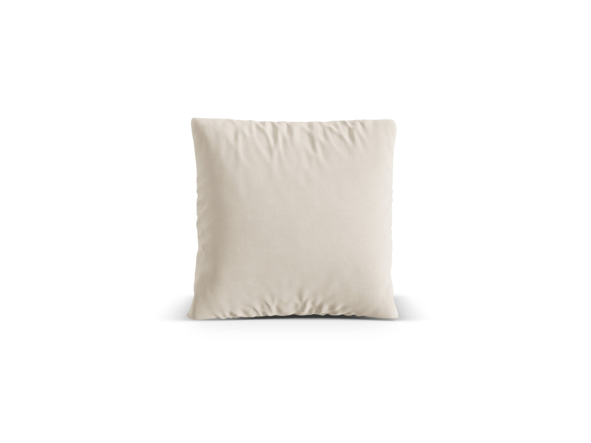 Nuria Velour Pillow in Beige-Paris präsentiert im Onlineshop von KAQTU Design AG. Deko Kissen ist von Micadoni