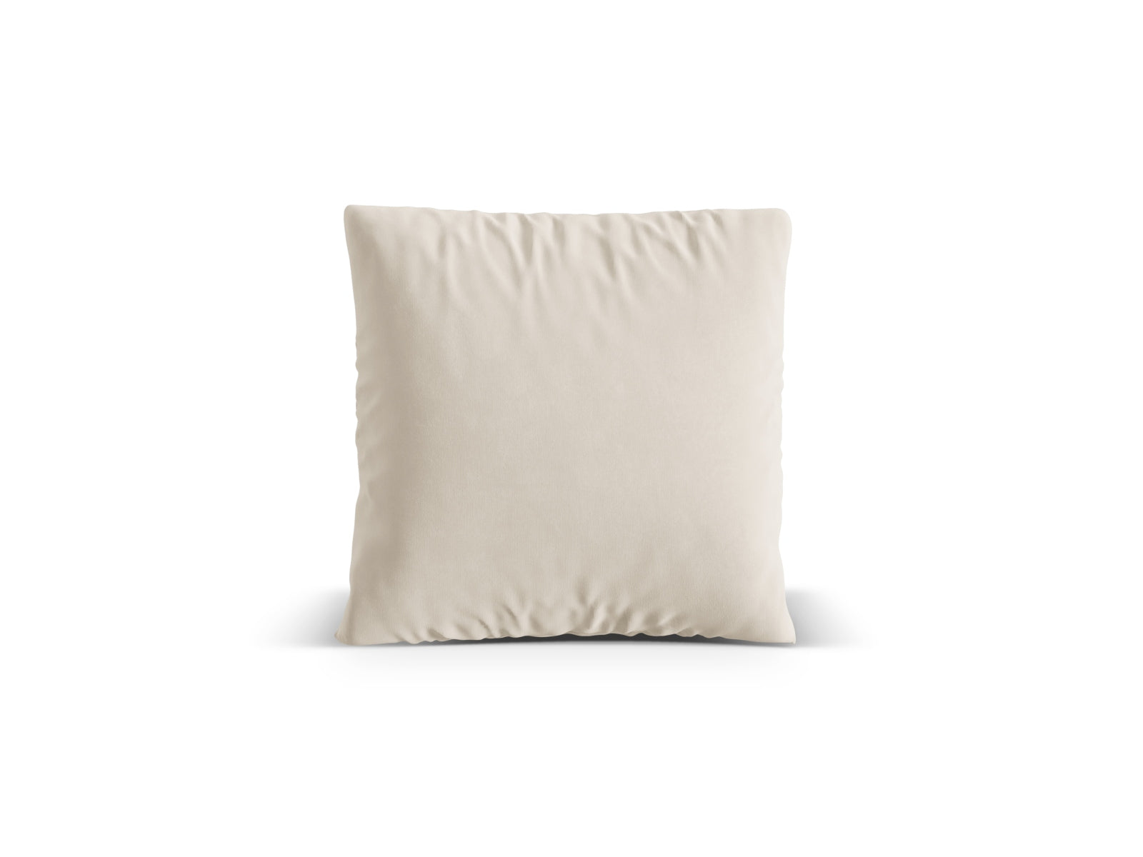Nuria Velour Pillow in Beige präsentiert im Onlineshop von KAQTU Design AG. Deko Kissen ist von Micadoni