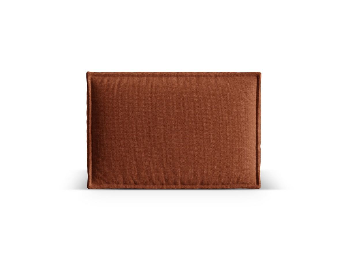 Beiges Deko Kissen Nuria von Micadoni aus meliertem Liberty Stoff, rechteckige Form, Masse 60x19x40 cm.