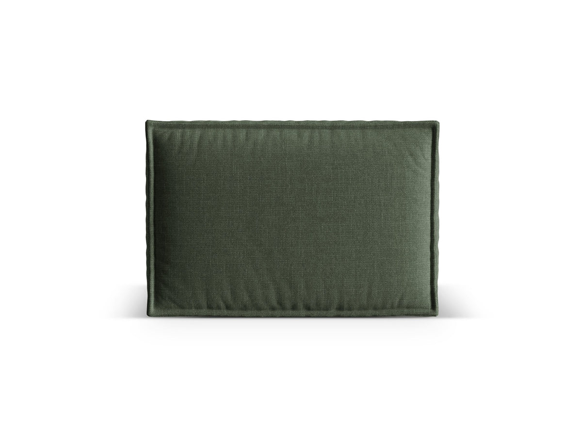 Beiges Deko Kissen Nuria von Micadoni aus meliertem Liberty Stoff, rechteckige Form, Masse 60x19x40 cm.