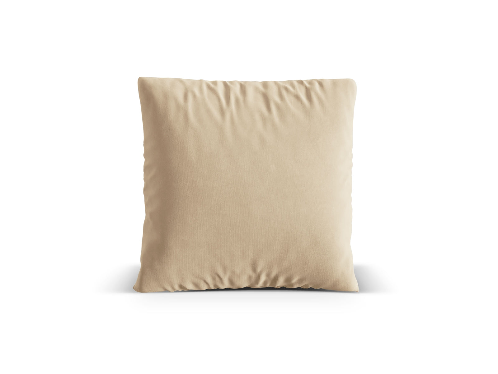 Elegantes Nuria Velour Kissen in sanftem Nude, ideal für ein stilvolles Ambiente. Hochwertige Verarbeitung von Micadoni für besonderen Komfort.