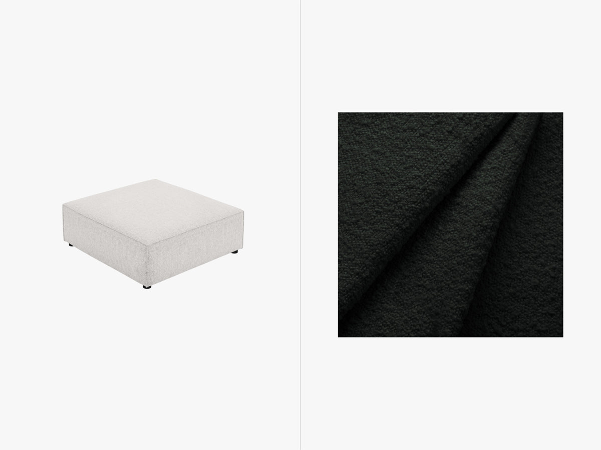Jodie Boucle Pouf 1 Sitz in Black-Baloo präsentiert im Onlineshop von KAQTU Design AG. Pouf ist von Micadoni