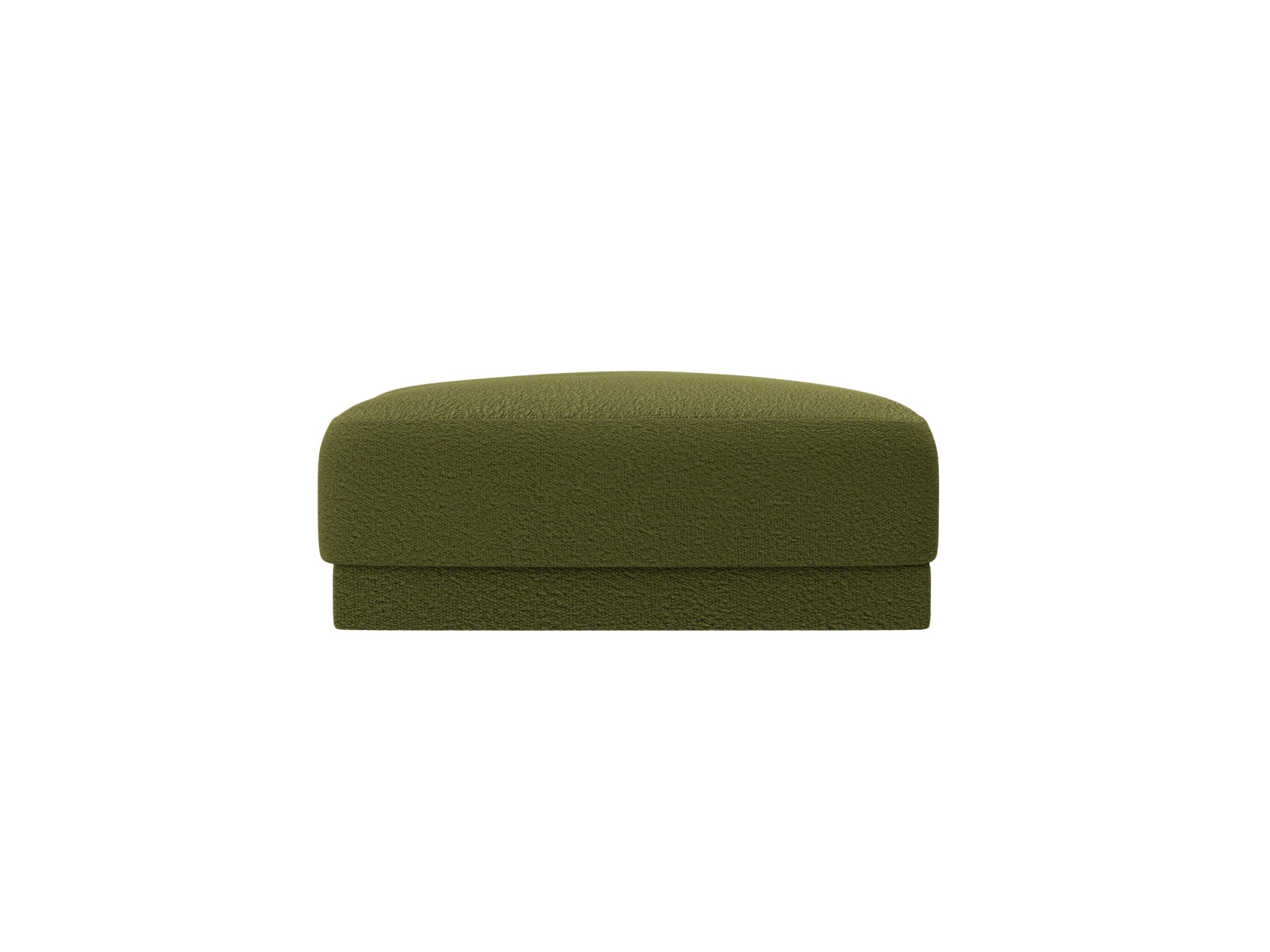 Miley Boucle Pouf 1 Sitz in Dark Olive Green-Baloo präsentiert im Onlineshop von KAQTU Design AG. Pouf ist von Micadoni