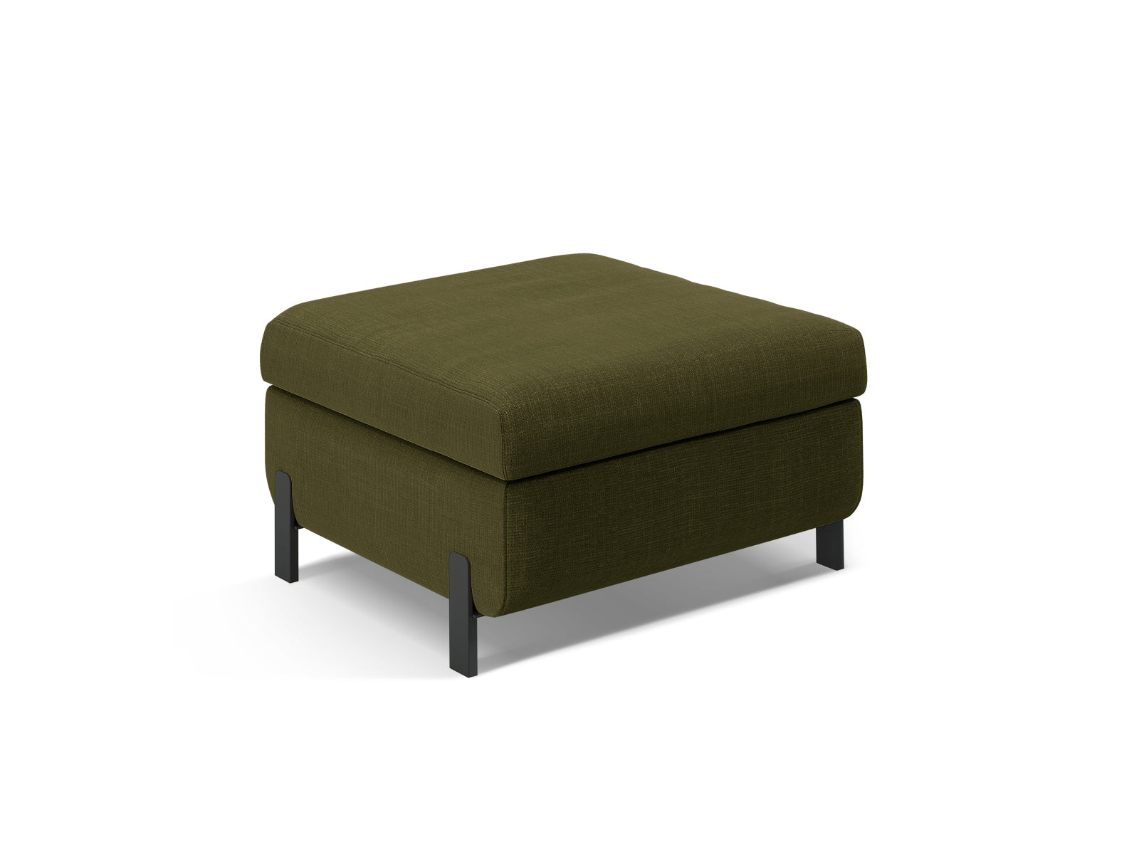 Gloria Pouf mit Stauraum 1 Sitzer in Green-Bjorn präsentiert im Onlineshop von KAQTU Design AG. Modulares Sofa ist von Micadoni