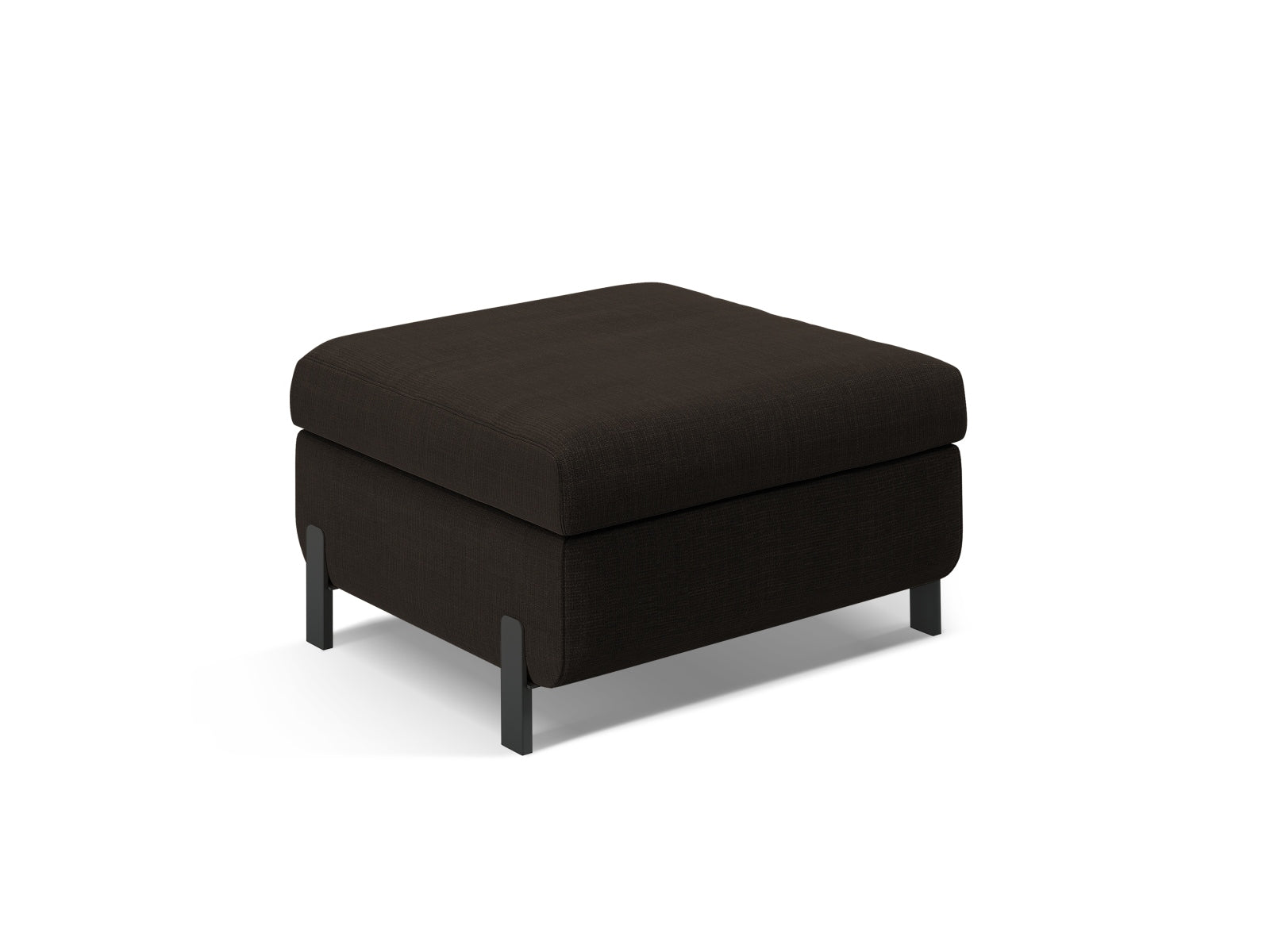 Gloria Pouf with Box 1 Sitzer in Dark Grey präsentiert im Onlineshop von KAQTU Design AG. Modulares Sofa ist von Micadoni