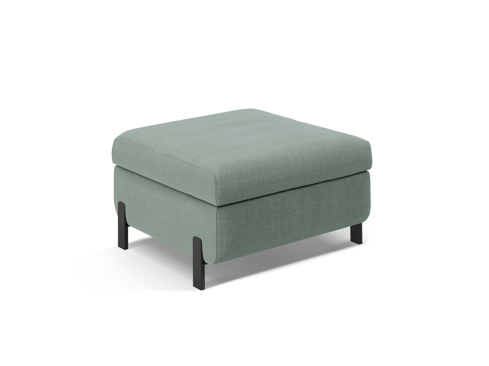 Gloria Pouf with Box 1 Sitzer in Mint präsentiert im Onlineshop von KAQTU Design AG. Modulares Sofa ist von Micadoni