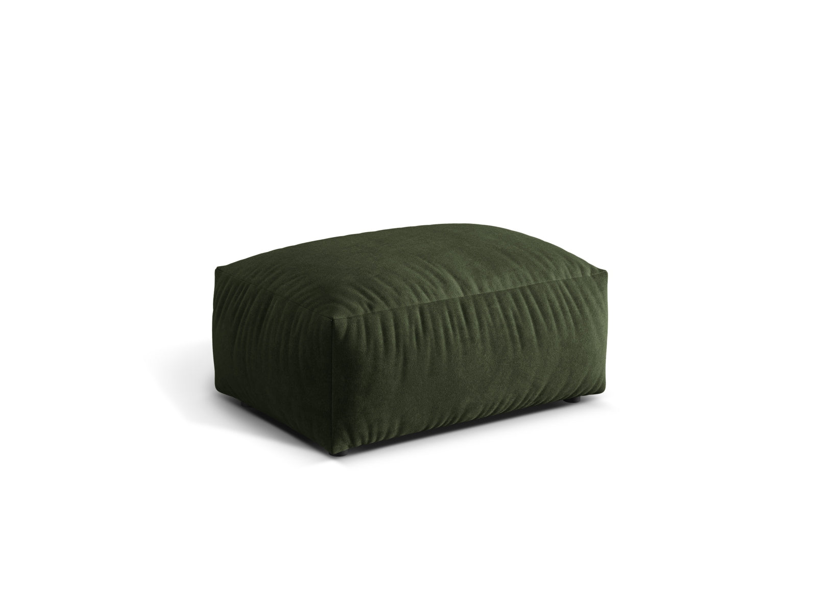 Eleganter Martina Pouf in der Farbe Green-Vogue, ideal für stilvolle Akzente in jedem Raum. Hochwertige Verarbeitung von Micadoni.