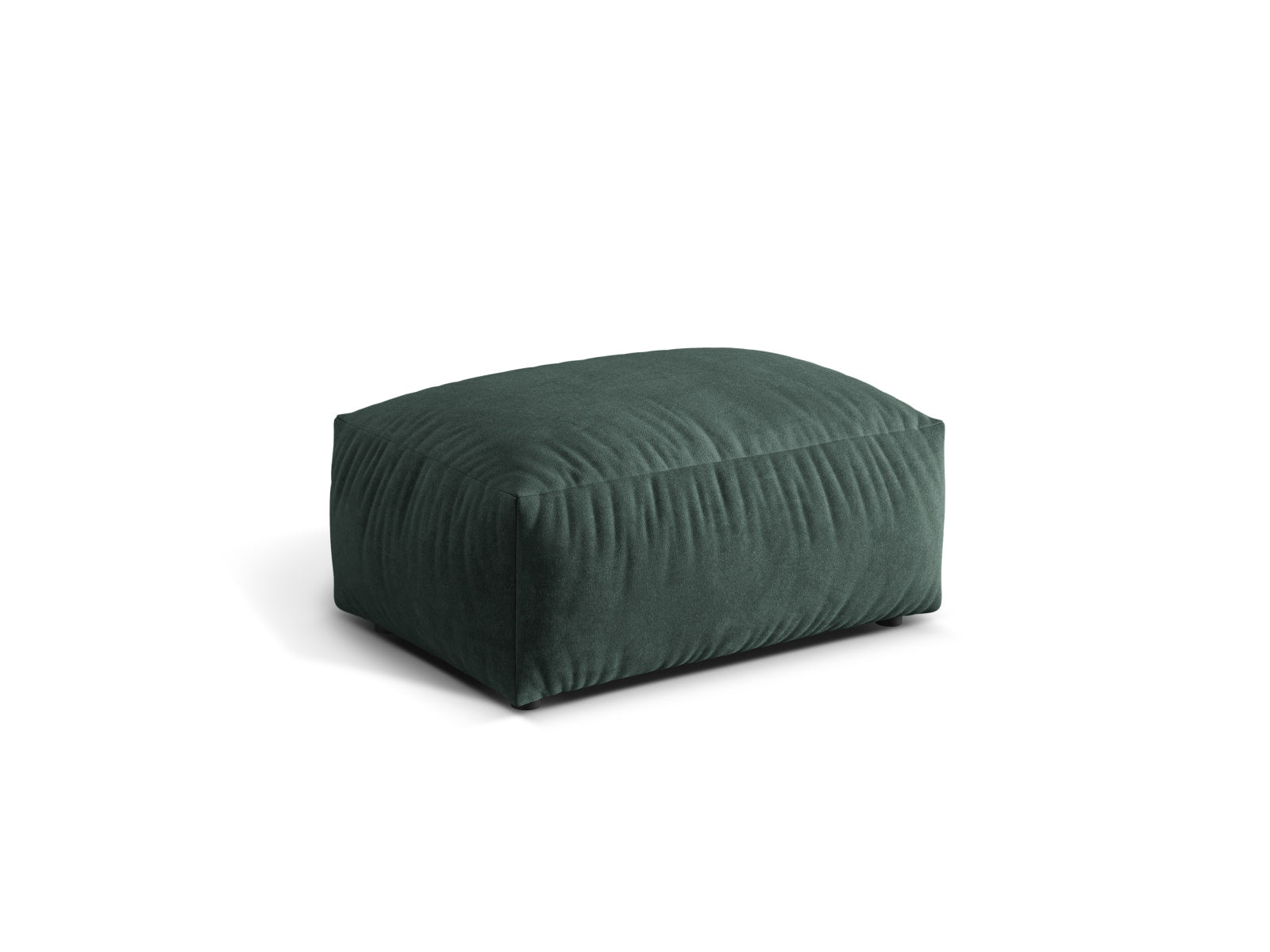 Stylischer Martina Pouf in Petrol-Vogue, ideal für jeden Raum. Bequem und modern, perfekt als Sitzgelegenheit oder Fußablage.
