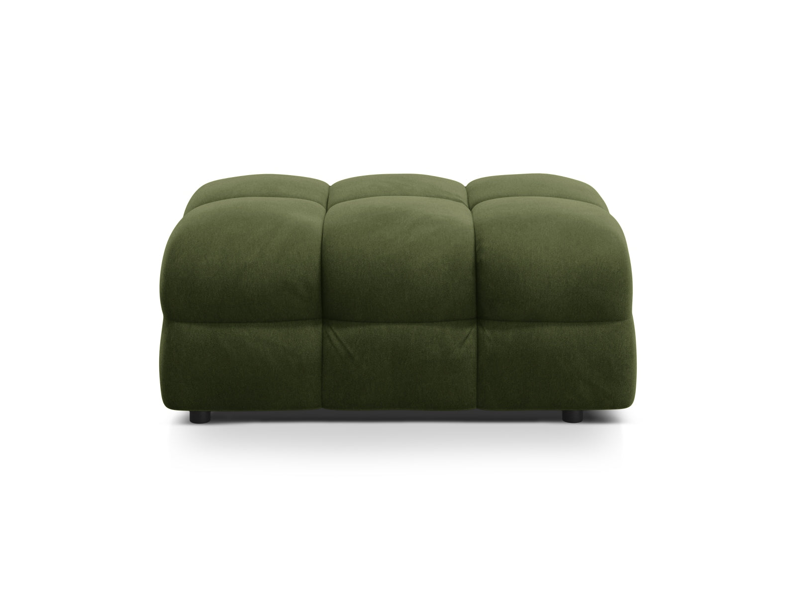 Kendal Velour Pouf 1 Sitzer in Army Green-Magic Velvet präsentiert im Onlineshop von KAQTU Design AG. Modulares Sofa ist von Micadoni