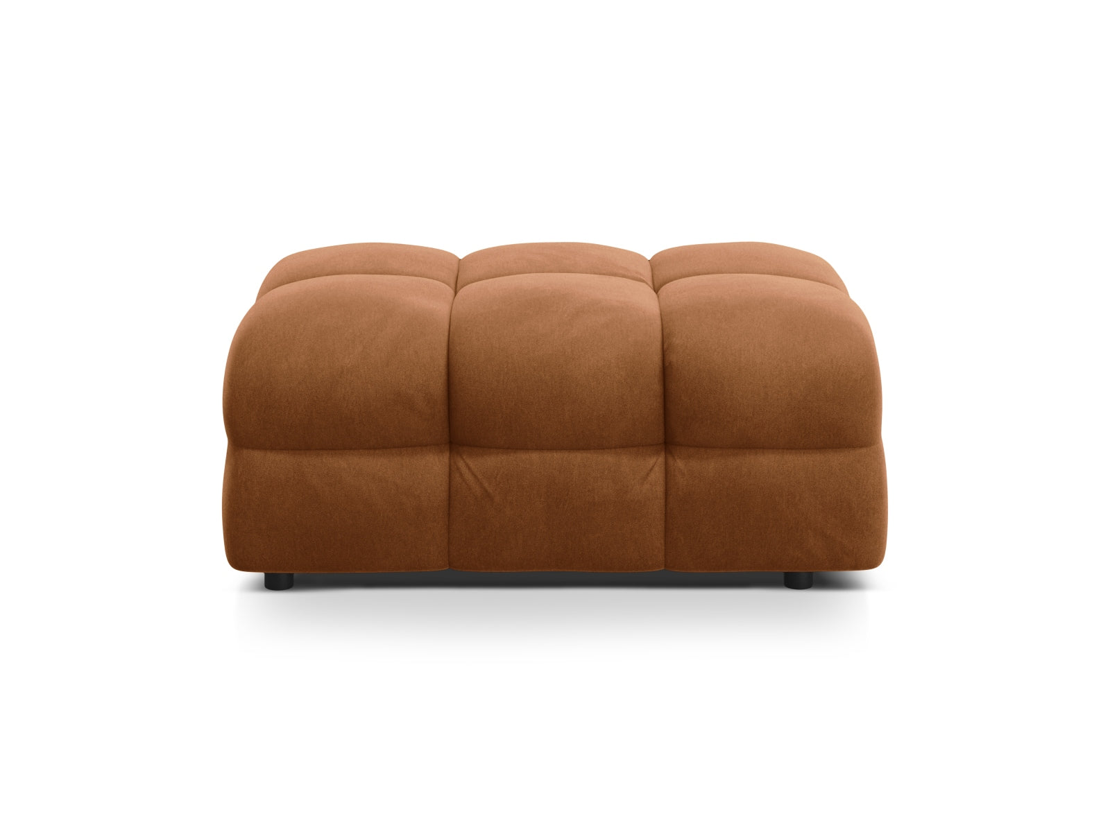 Kendal Velour Pouf 1 Sitzer in Camel-Magic Velvet präsentiert im Onlineshop von KAQTU Design AG. Modulares Sofa ist von Micadoni