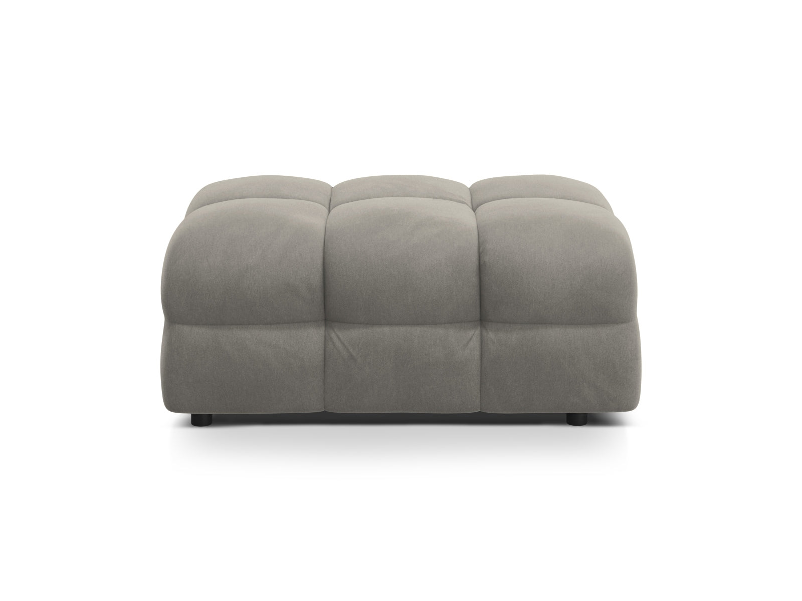 Kendal Velour Pouf 1 Sitzer in Dark Grey-Magic Velvet präsentiert im Onlineshop von KAQTU Design AG. Modulares Sofa ist von Micadoni
