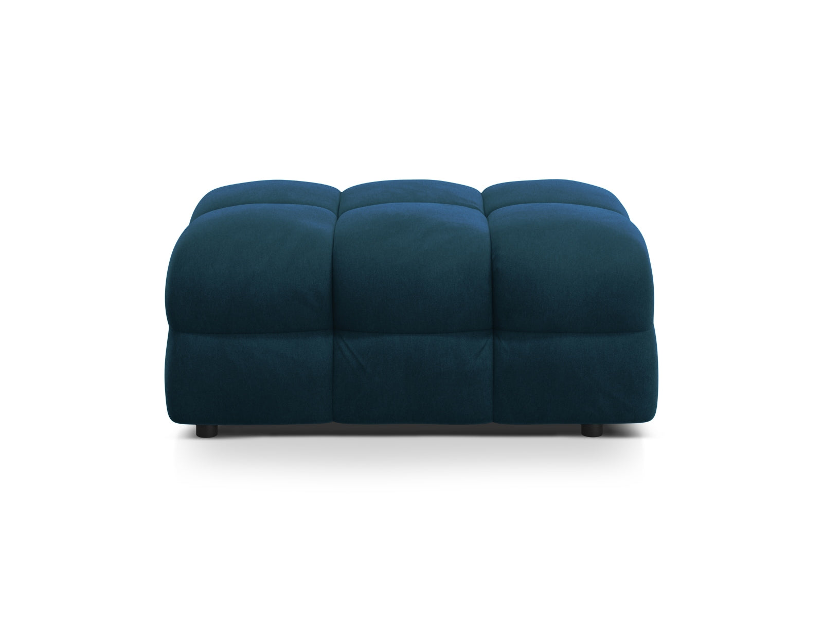 Kendal Velour Pouf 1 Sitzer in Navy Blue präsentiert im Onlineshop von KAQTU Design AG. Modulares Sofa ist von Micadoni