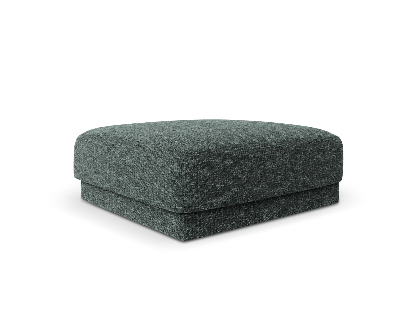 Stylischer Miley Pouf in Petrol-Haga von Micadoni, ideal für gemütliche Sitzgelegenheiten und moderne Wohnräume.