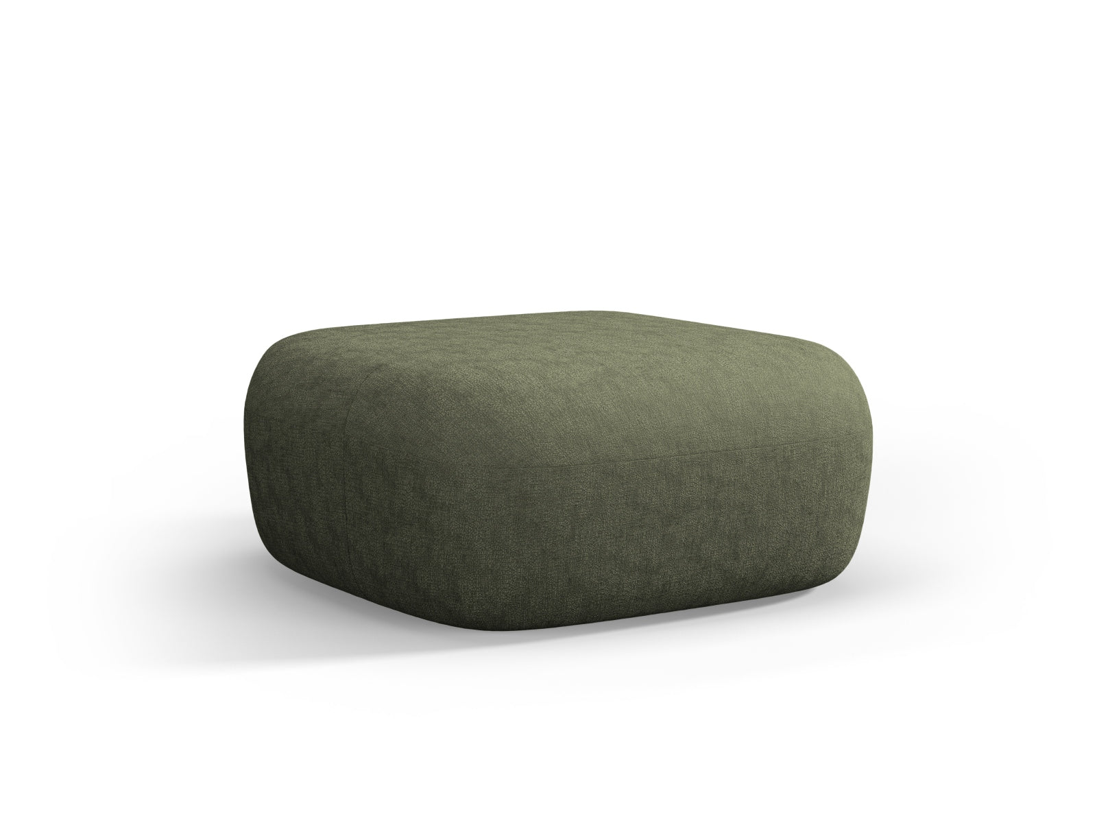 Stylischer Jenny Pouf in sanftem Grün, ideal für jeden Raum. Bequem und vielseitig einsetzbar, perfekt für entspannte Momente.