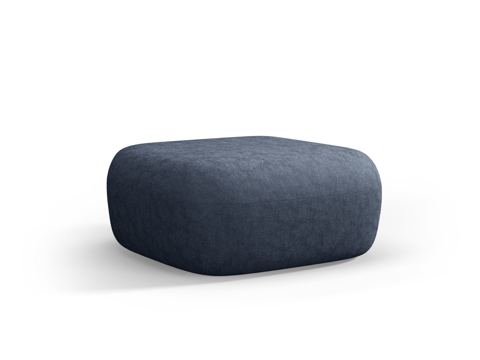 Stylischer Jenny Pouf in Dunkelblau, ideal für jeden Raum. Bequem und vielseitig, perfekt als Sitzgelegenheit oder Fußablage.