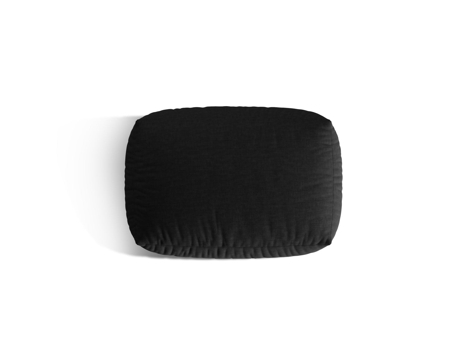 Moderner Martina Pouf in edlem Schwarz, perfekt als Sitzgelegenheit oder Fußablage. Hochwertige Materialien und stilvolles Design von Micadoni.