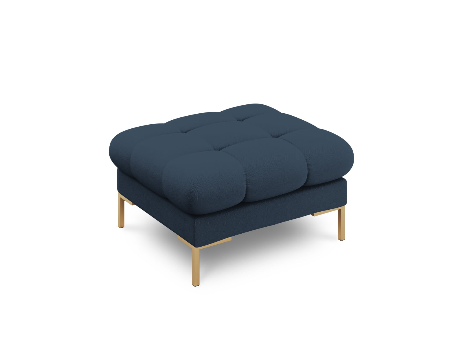 Mamaia Pouf 1 Sitz in Blue/Gold präsentiert im Onlineshop von KAQTU Design AG. Pouf ist von Micadoni