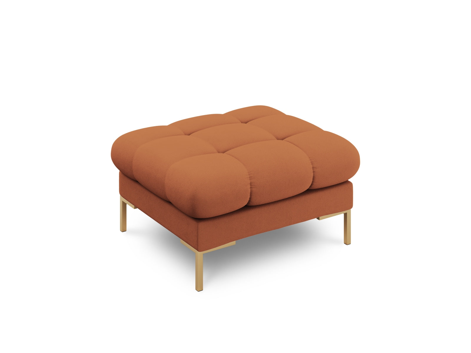 Mamaia Pouf 1 Sitz in Brick/Gold präsentiert im Onlineshop von KAQTU Design AG. Pouf ist von Micadoni