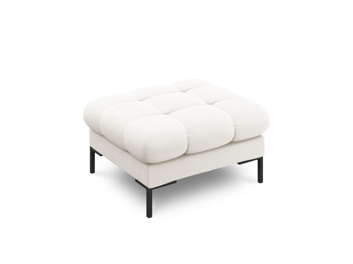 Mamaia Pouf 1 Sitz in Light Beige/Schwarz-Neve präsentiert im Onlineshop von KAQTU Design AG. Pouf ist von Micadoni