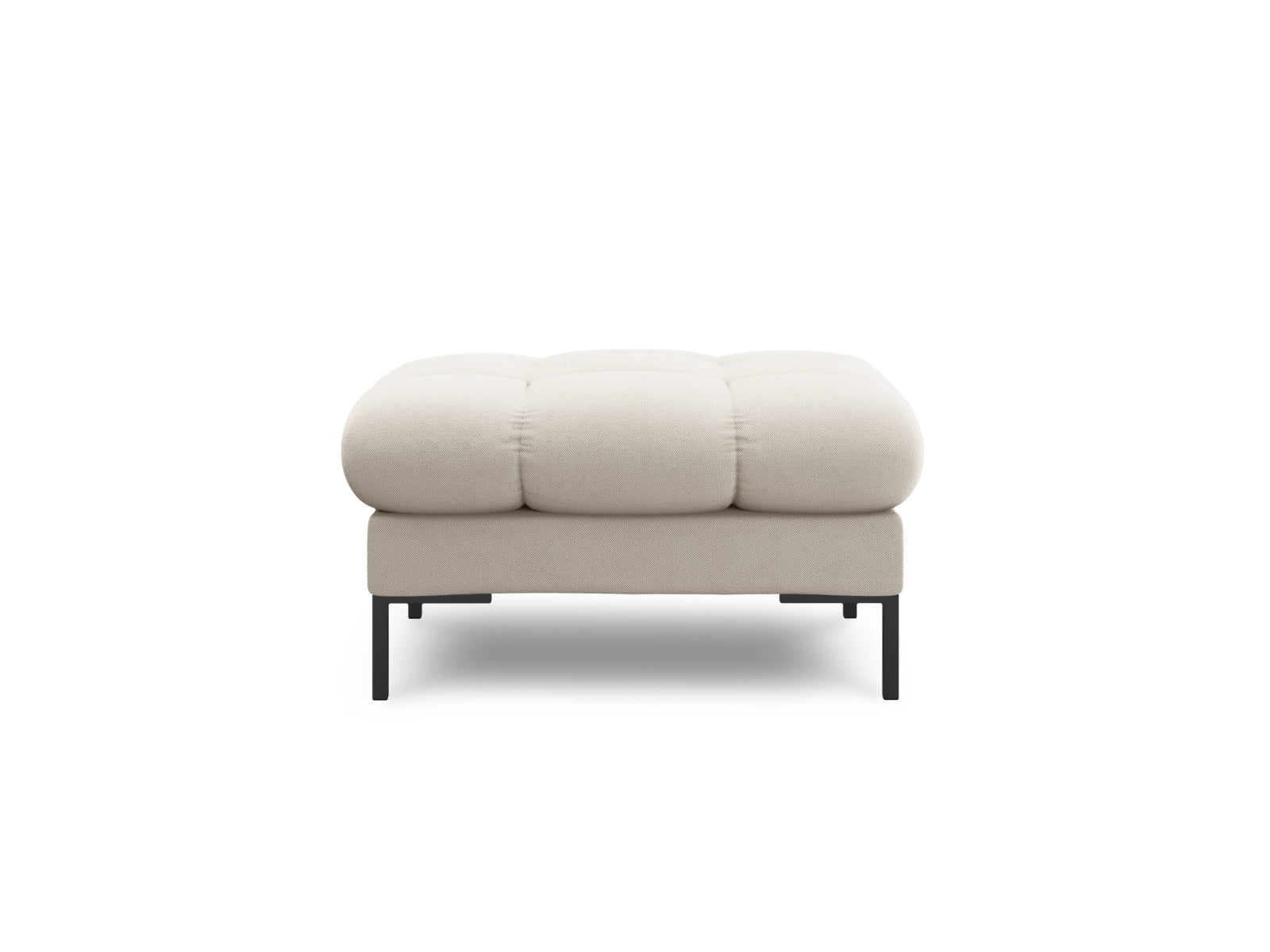 Mamaia Pouf 1 Sitz in Beige/Schwarz-Neve präsentiert im Onlineshop von KAQTU Design AG. Pouf ist von Micadoni