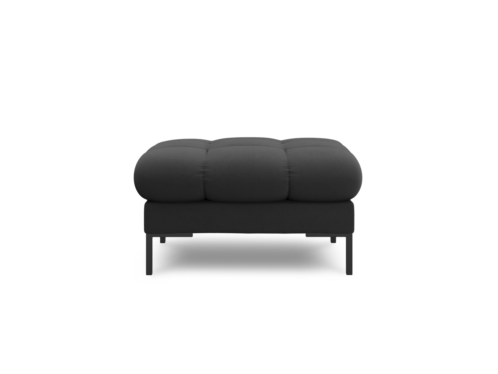 Mamaia Pouf 1 Sitz in Dark Grey/Schwarz-Neve präsentiert im Onlineshop von KAQTU Design AG. Pouf ist von Micadoni