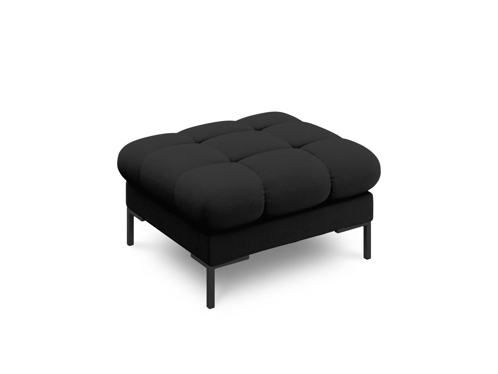 Mamaia Pouf 1 Sitz in Black/Schwarz präsentiert im Onlineshop von KAQTU Design AG. Pouf ist von Micadoni