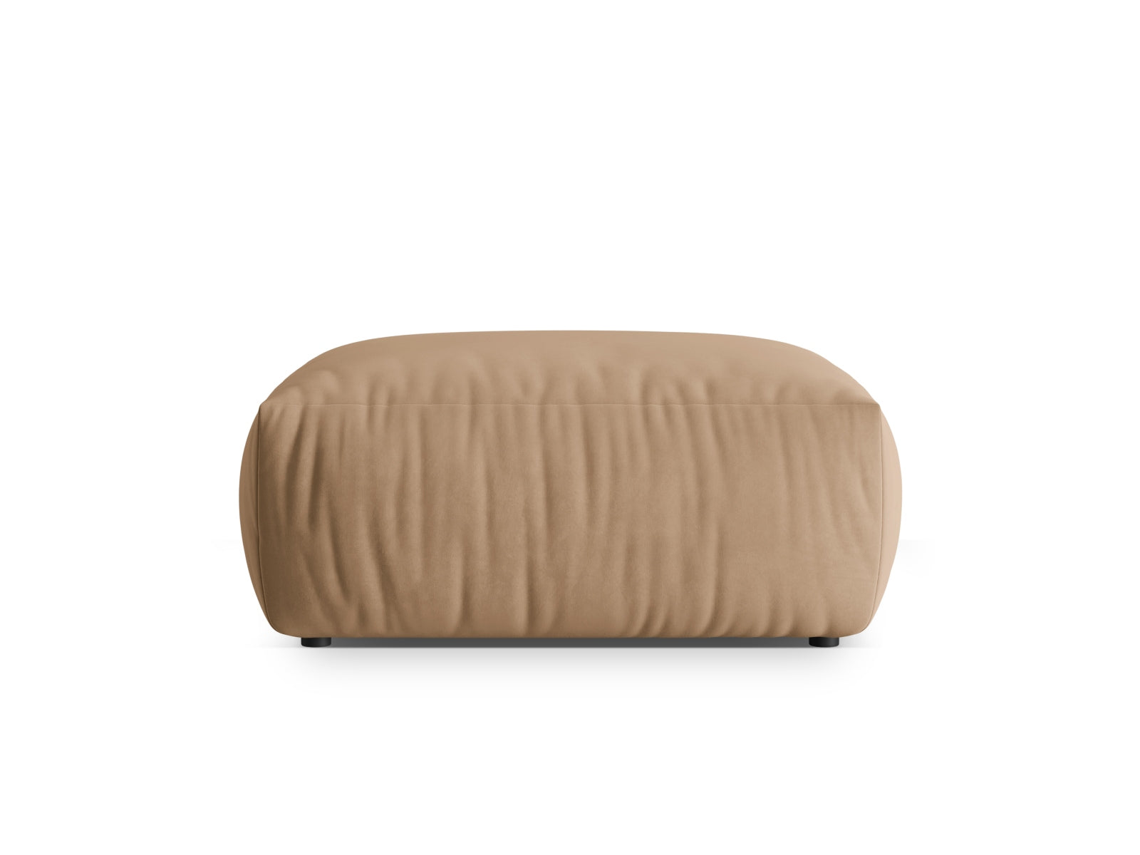 Chris Velour Pouf 1 Sitzer in Sand-Casino präsentiert im Onlineshop von KAQTU Design AG. Modulares Sofa ist von Micadoni