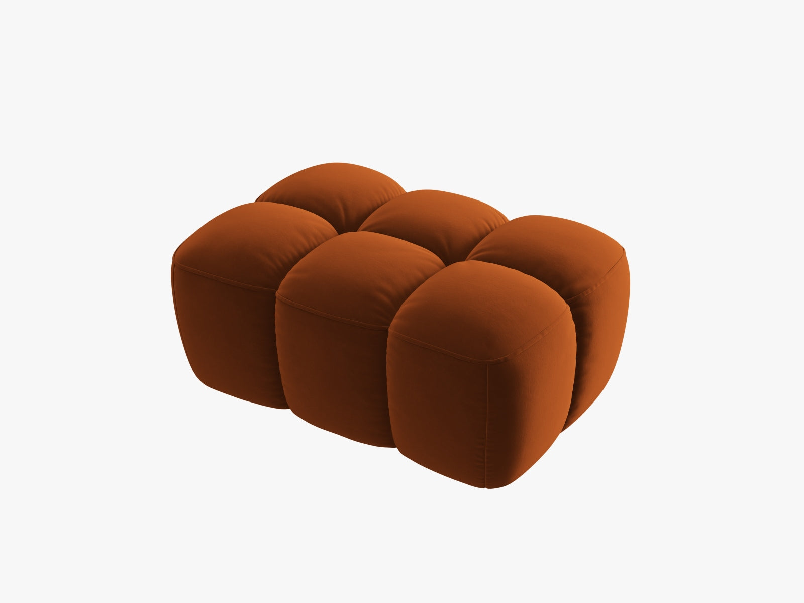 Entdecken Sie den stilvollen Lisa Velour Pouf 1 Sitzer von Micadoni. Ideal für Ihr Wohnzimmer, bietet er höchsten Komfort und zeitgemässes Design.