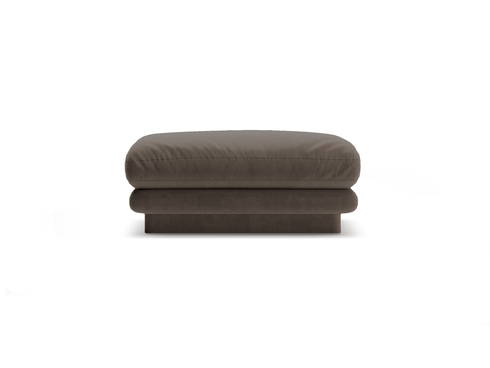 Torino Velour Pouf 1 Sitzer in Ebony präsentiert im Onlineshop von KAQTU Design AG. Modulares Sofa ist von Micadoni