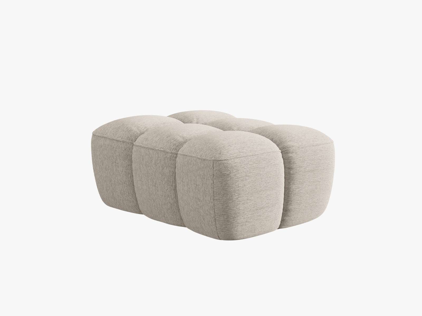 Lisa Pouf 1 Sitzer in Sand präsentiert im Onlineshop von KAQTU Design AG. Modulares Sofa ist von Micadoni