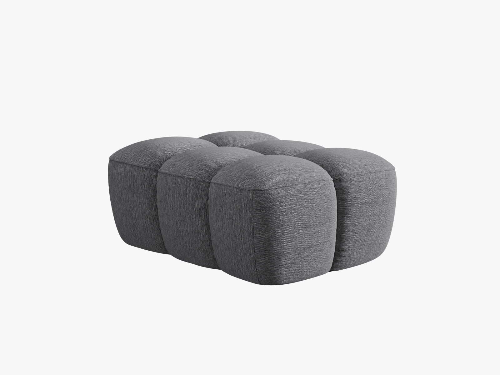 Lisa Pouf 1 Sitzer in Grey präsentiert im Onlineshop von KAQTU Design AG. Modulares Sofa ist von Micadoni