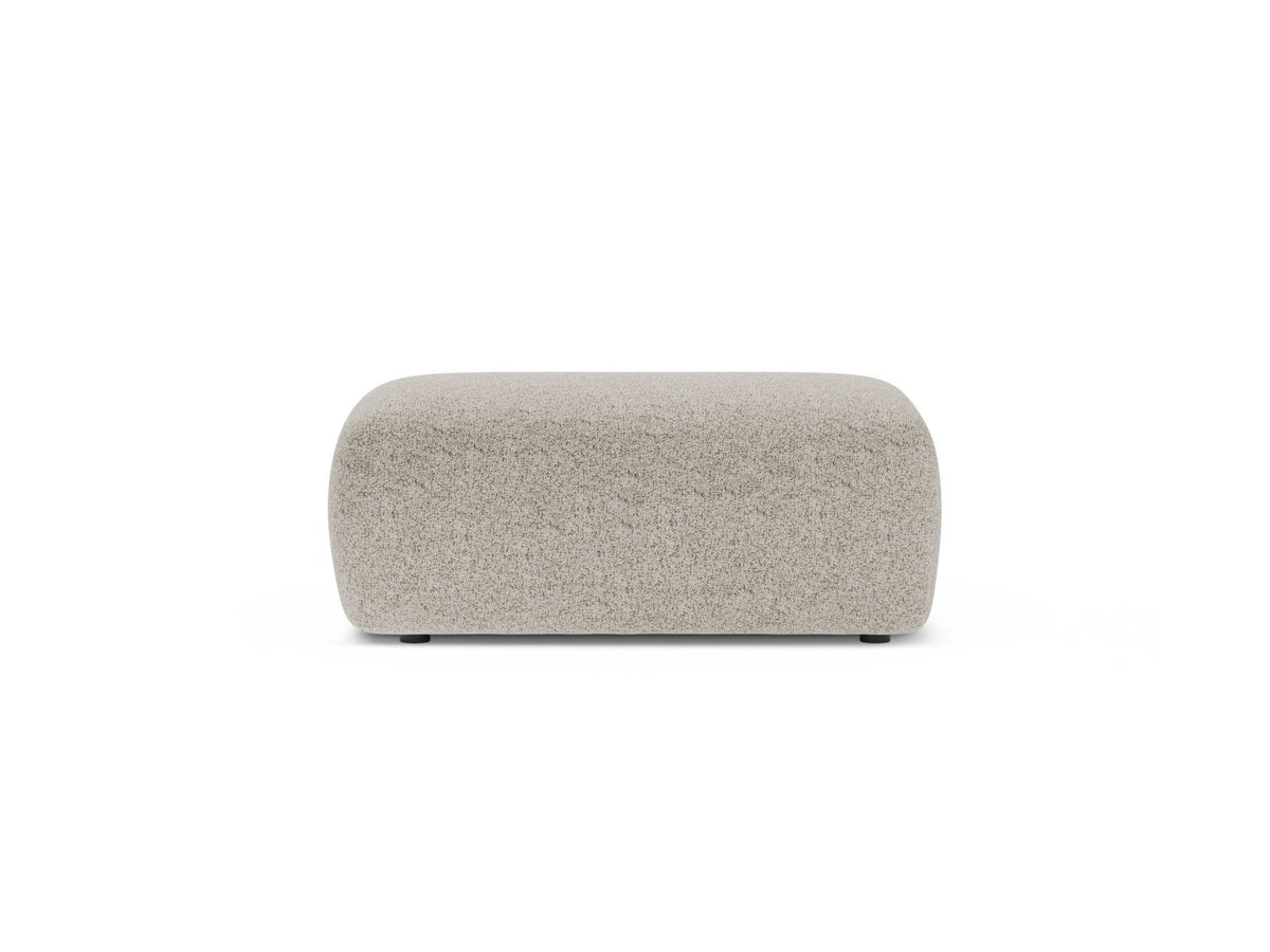 1-Sitzer Pouf Kate in Beige Melange-Puente präsentiert im Onlineshop von KAQTU Design AG. Pouf ist von Micadoni