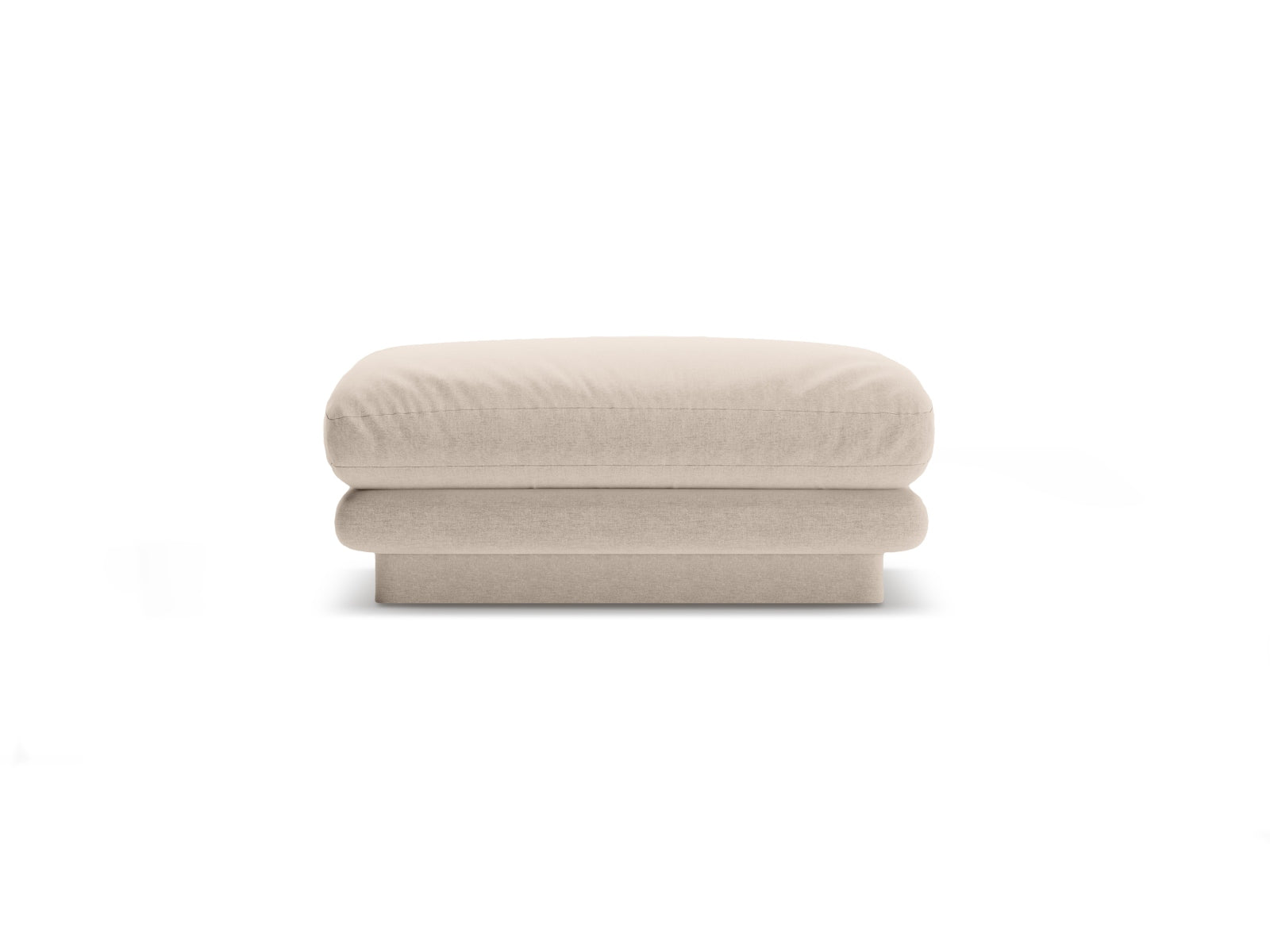 Torino Pouf 1 Sitzer in Light Beige-Wind präsentiert im Onlineshop von KAQTU Design AG. Modulares Sofa ist von Micadoni