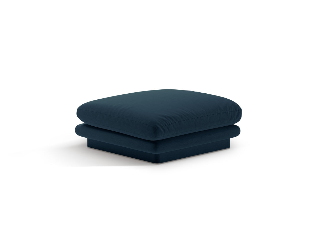 Torino Pouf 1 Sitzer in Navy Blue-Wind präsentiert im Onlineshop von KAQTU Design AG. Modulares Sofa ist von Micadoni