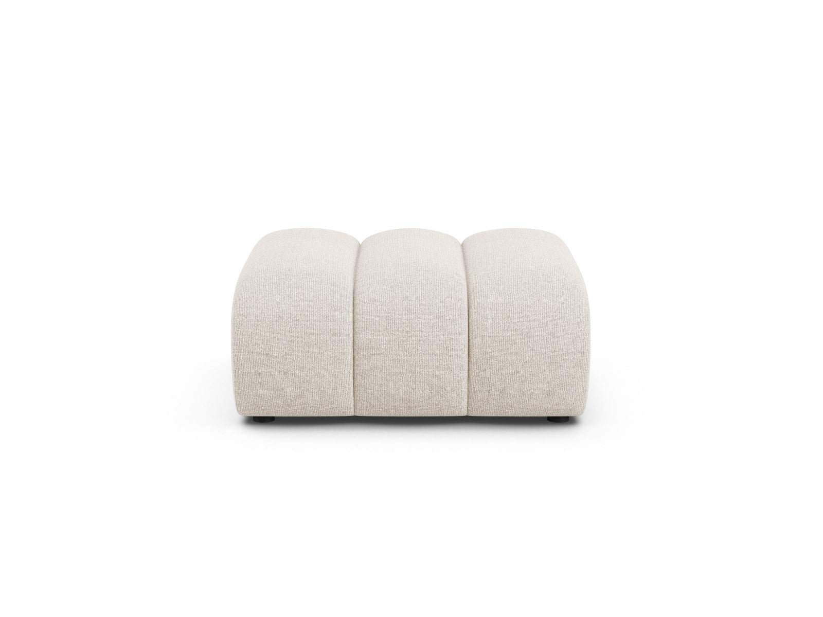 Lupine Pouf 1 Sitzer in Light Beige-Eden präsentiert im Onlineshop von KAQTU Design AG. Modulares Sofa ist von Micadoni