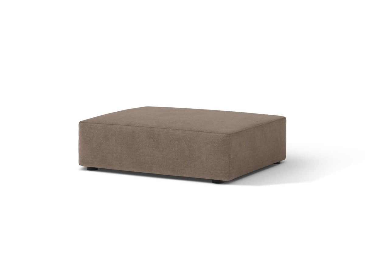 1-Sitzer Pouf Jodie in Cappuccino-Liberty präsentiert im Onlineshop von KAQTU Design AG. Pouf ist von Micadoni