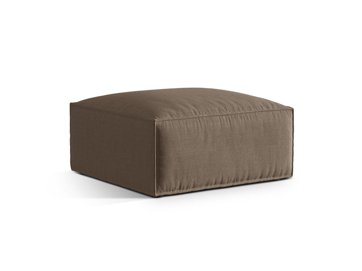 1-Sitzer Pouf Nuria in Cappuccino-Liberty präsentiert im Onlineshop von KAQTU Design AG. Pouf ist von Micadoni